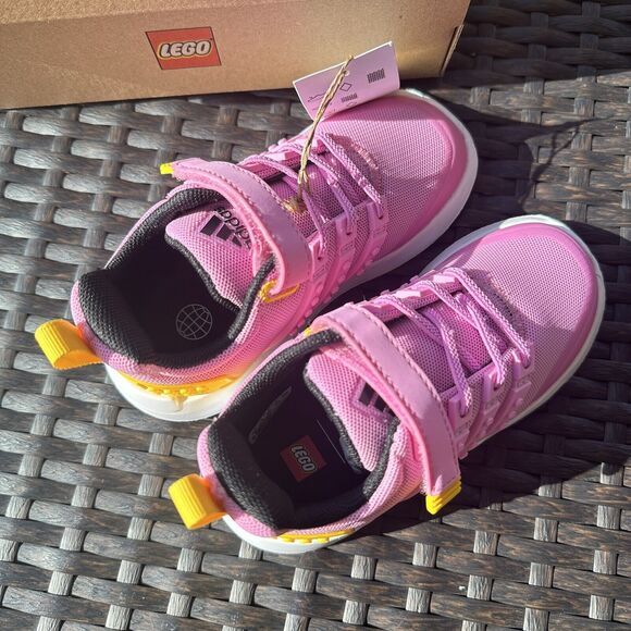 Adidas x LEGO Racer TR21 Elastic Laces and Top Strap Kid's Shoes ID7367 - Picture 6 of 16